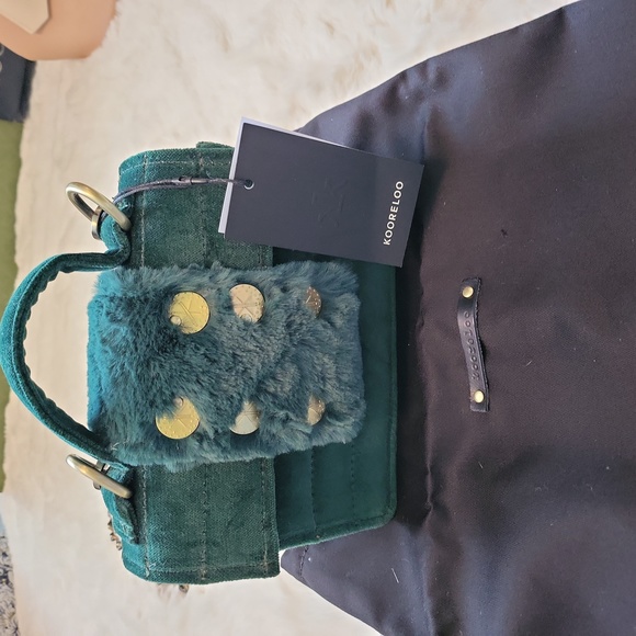 KOORELOO Velvet Petite Coin Crossbody Bag NWT - Picture 6 of 6
